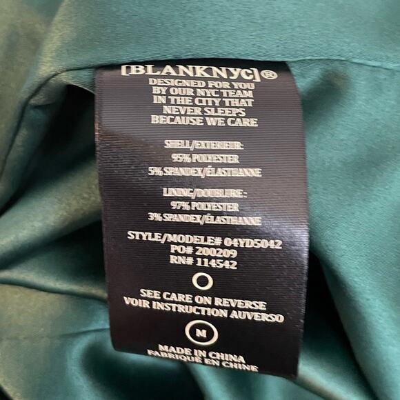 Blank NYC Double Breasted Velvet Emerald Blazer - Picture 6 of 6
